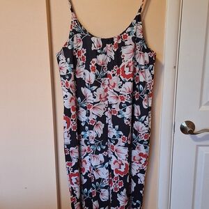 Floral Spaghetti Strap Dress